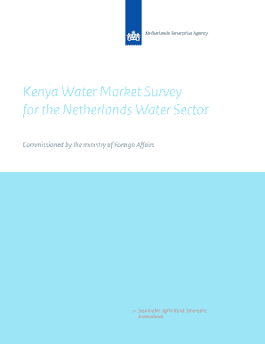 Kenya Water Market Survey