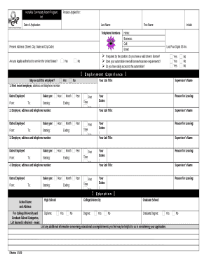 Present Address: (Street, City, State and Zip Code)