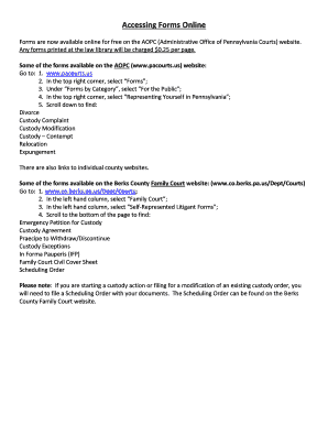 Fillable Online Accessing Forms Online Fax Email Print - pdfFiller