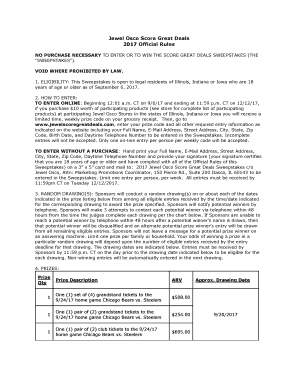 Fillable Online Jewel Osco Score Great Deals Fax Email Print - pdfFiller