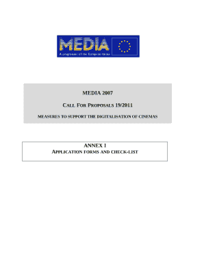 MEASURES TO SUPPORT THE DIGITALISATION OF CINEMAS