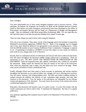 You have downloaded one of three newly designed templates used to procure services