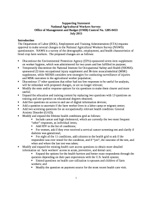 National Agricultural Workers Survey: