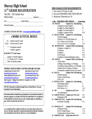 PRINT NAMEStudent # Cell Home PhoneParent/Guardian