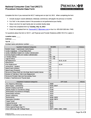 Complete this form if you received the NCCT mailing sent on April 16, 2012
