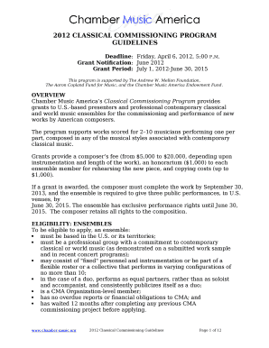 Grant Notification: