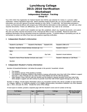 Federal regulations state that before awarding Federal Student Aid, you may be asked to confirm the information you and your spouse (if married) reported on your FAFSA