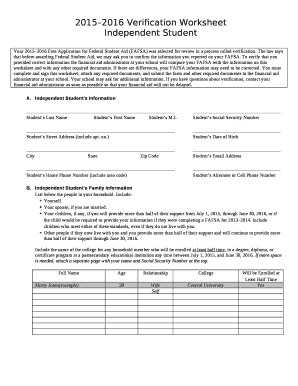 Your children, if any, if you will provide more than half of their support from July 1, 2015, through June 30, 2016, or if the child would be required to provide your information if they were completing a FAFSA for 20132014