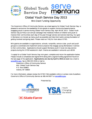 Global Youth Service Day 2013
