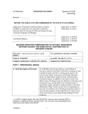 ALJ/KK2/ek4PROPOSED DECISIONAgenda Id #14136