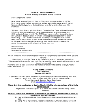 CAMP AT THE EASTWARD