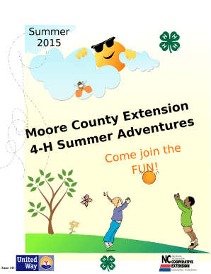 4-H Summer Adventures is a collection of educational workshops, field trips, and hands-on activities planned especially for youth