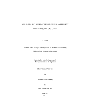 MODELING HEAT GENERATION DUE TO SOIL AMENDMENT