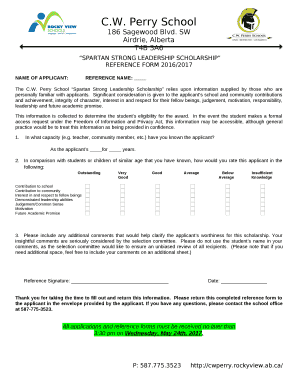 SPARTAN STRONG LEADERSHIP SCHOLARSHIP