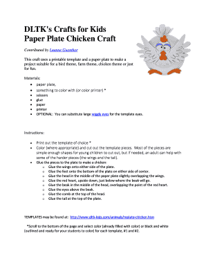 Fillable Online DLTK's Crafts for Kids Fax Email Print - pdfFiller