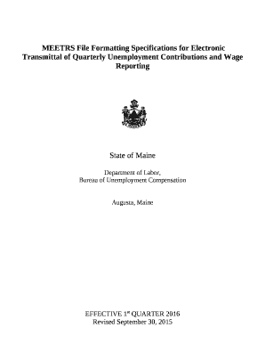 Electronic Submission Processing Schedule and Employer Retention3