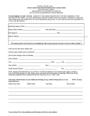 Www Nj Gov Dcf Reporting Record OOS Application Doc - PDF ...