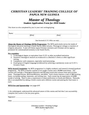 CHRISTIAN LEADERS TRAINING COLLEGE OF PAPUA NEW GUINEA