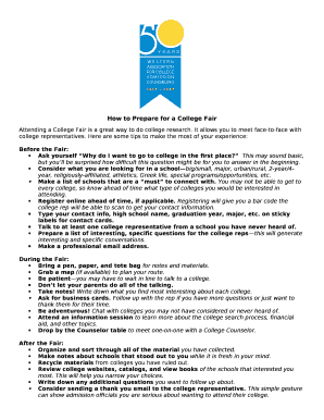 How to Prepare for a College Fair