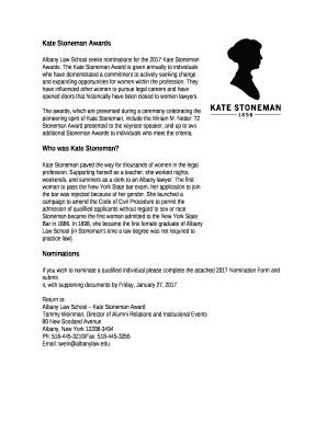 Kate Stoneman Awards