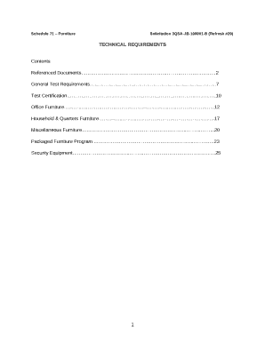 General Test Requirements