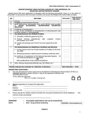 Checklist template psd