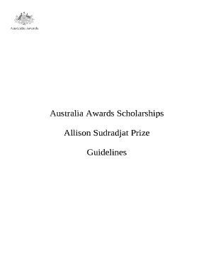 Allison Sudradjat Prize