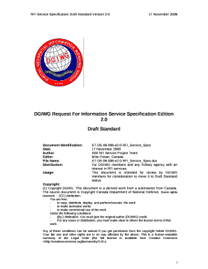 DGIWG Request For Information Service Specification Edition 2