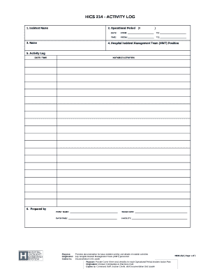 Hospital Incident Management Team (HIMT) Position