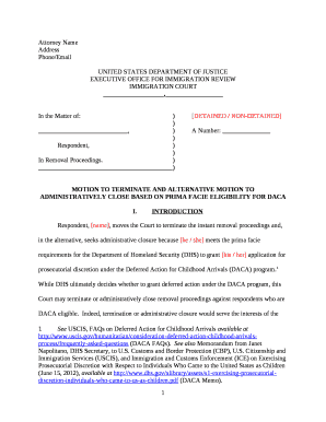 In the Matter of:)DETAINED / NON-DETAINED