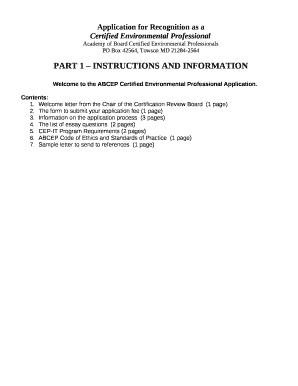 Certified Environmental Professional