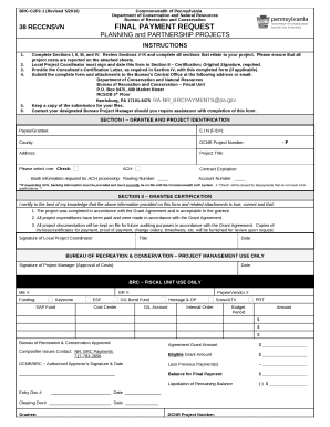 38 RECCNSVNFINAL PAYMENT REQUEST