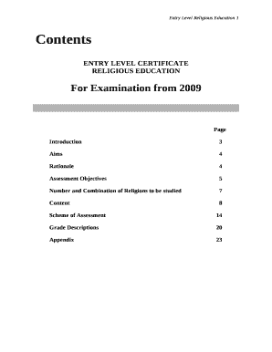 Assessment Objectives5