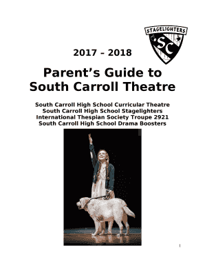 South Carroll High School Curricular Theatre