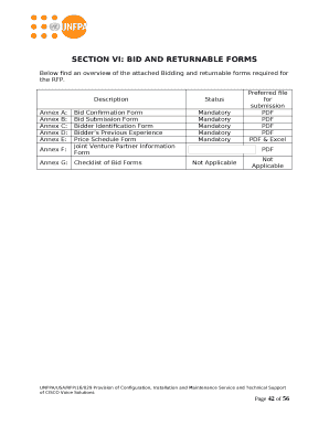 RFP Number UNFPA/USA/RFP/16/029