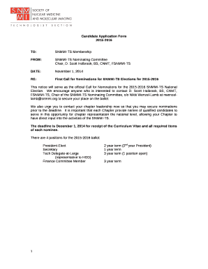 TO:SNMMI-TS Membership