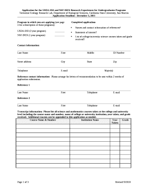 Program in which you are applying (see page 3 for a description of these programs):