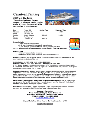 North Carolina Dental Hygiene Academy of Advanced Studies Spring Cruise & LearnEarn your CE while you vacation