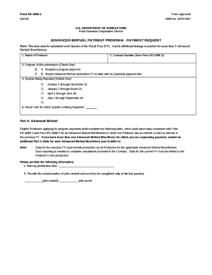 Form RD 4288-3Form Approved