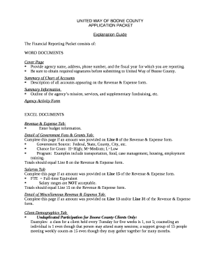 UNITED WAY OF BOONE COUNTY