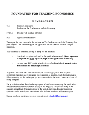 FOUNDATION FOR TEACHING ECONOMICS