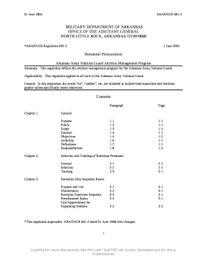 MILITARY DEPARTMENT OF ARKANSAS