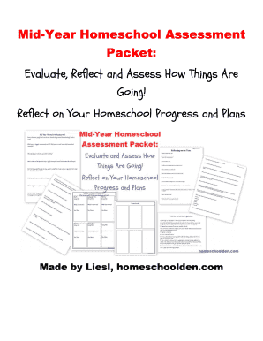 Fillable Online Mid-Year Homeschool Assessment Fax Email Print - pdfFiller