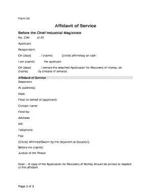On (date), I (name)(circle) affirm/say an oath: