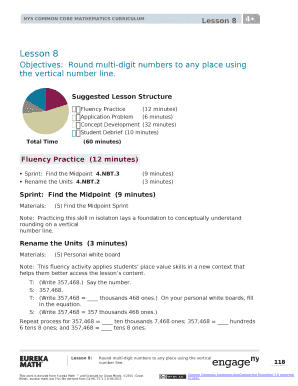 Objectives:Round multi-digit numbers to any place using the vertical number line