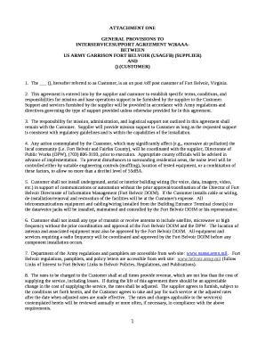 GENERAL PROVISIONS TO