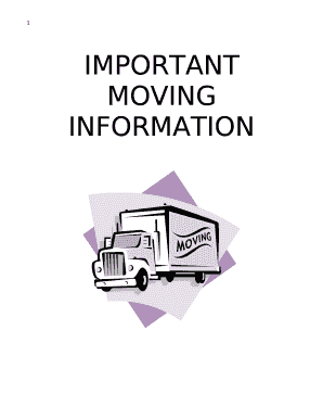 TO:Pastors Anticipating Moving to a New Appointment