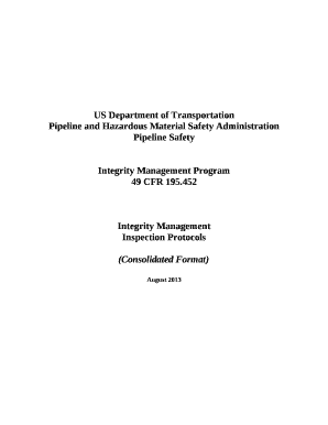 Pipeline and Hazardous Material Safety Administration