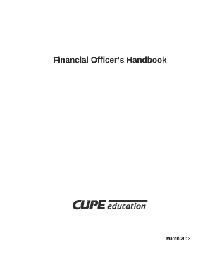 Financial Officers Handbook