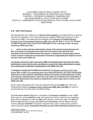 DWC - Proposed Regulations - State of California